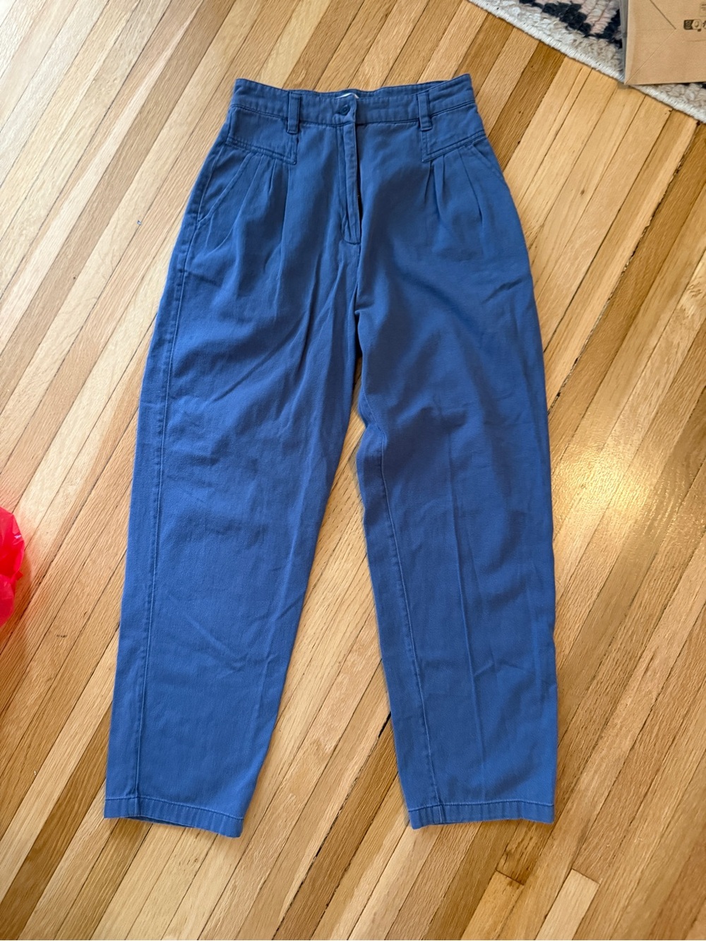 Christy Dawn French Blue pleated pants size 0